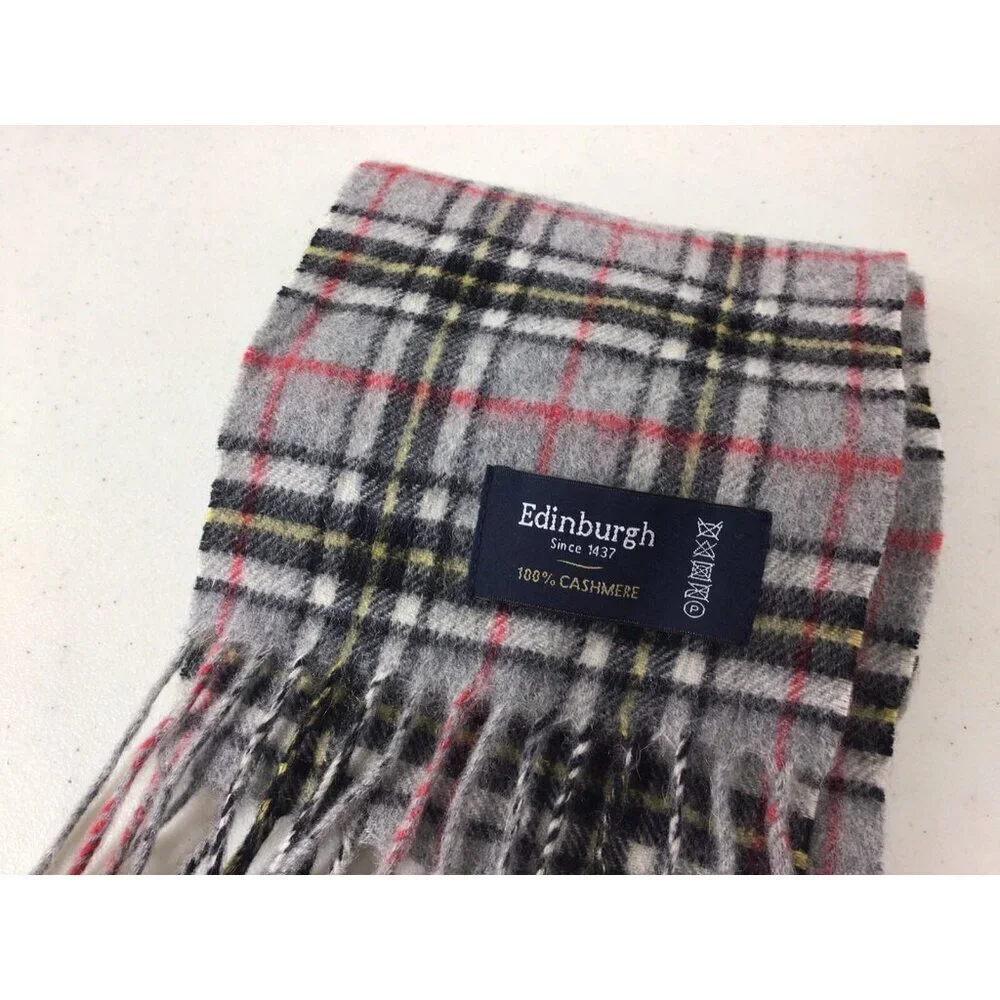 Edinburgh Cashmere Scarf Mens One Size